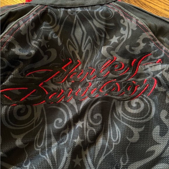 Women’s Harley Davidson Riding Jacket with Removable Hooded Fleece Inside Jacket - Picture 4 of 9